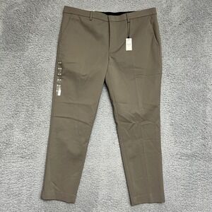 Express Chino Pants Mens Fits 38x30 Gray Performance Stretch Extra Slim Casual